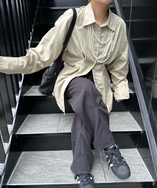 archives（アルシーヴ）の「【Ltd.】PAINTER PANTS（その他パンツ・レディース・ブラック/アイボリー・MEDIUM）」の9枚目の写真