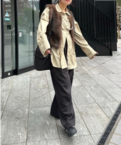 archives（アルシーヴ）の「【Ltd.】PAINTER PANTS（その他パンツ・レディース・ブラック/アイボリー・MEDIUM）」の10枚目の写真