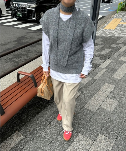 archives（アルシーヴ）の「【Ltd.】PAINTER PANTS（その他パンツ・レディース・ブラック/アイボリー・MEDIUM）」の21枚目の写真