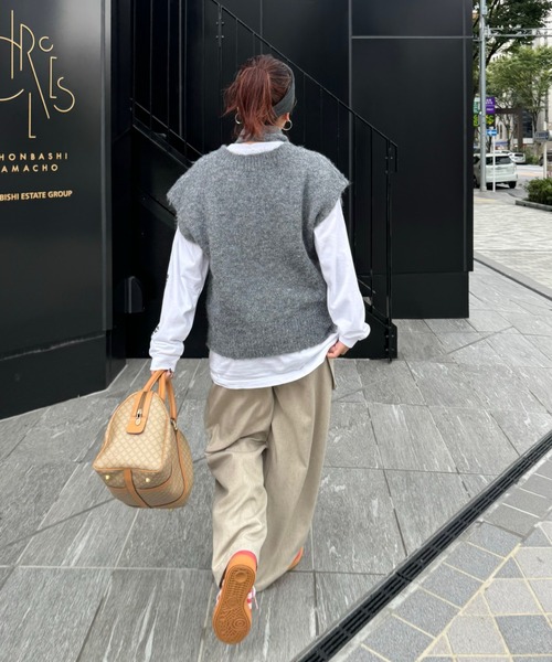 archives（アルシーヴ）の「【Ltd.】PAINTER PANTS（その他パンツ・レディース・ブラック/アイボリー・MEDIUM）」の18枚目の写真