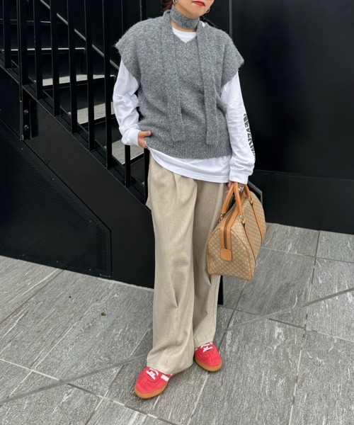 archives（アルシーヴ）の「【Ltd.】PAINTER PANTS（その他パンツ・レディース・ブラック/アイボリー・MEDIUM）」の17枚目の写真