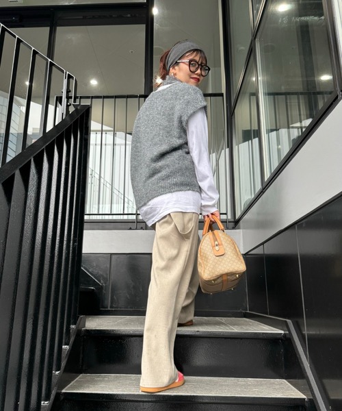 archives（アルシーヴ）の「【Ltd.】PAINTER PANTS（その他パンツ・レディース・ブラック/アイボリー・MEDIUM）」の16枚目の写真