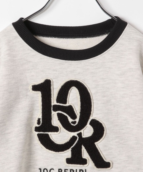 10C REPIPI（ジューシーレピピ）の「【10C REPIPI】サガラワッペンショートスウェット（スウェット・キッズ・アイボリー/グレー/サックスブルー・130cm/110cm/120cm）」の19枚目の写真
