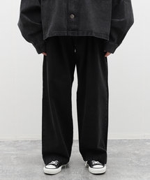【INTODUSK / イントゥダスク】EDGE DRAWSTRING FLARE PANT