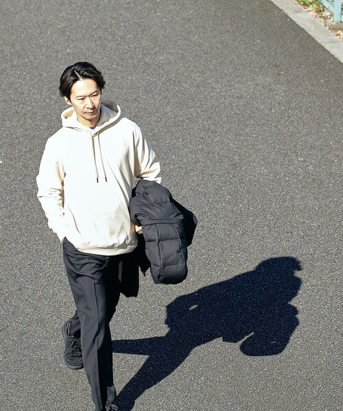 SHIPS（シップス）の「SHIPS:〈吸湿発熱〉モイスチャー プルオーバー パーカー（パーカー・メンズ・ベージュ/ブラウン/ブラック/ナチュラル/グレー・SMALL/MEDIUM/LARGE/X-LARGE）」の12枚目の写真