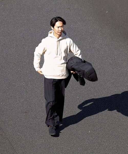 SHIPS（シップス）の「SHIPS:〈吸湿発熱〉モイスチャー プルオーバー パーカー（パーカー・メンズ・ベージュ/ブラウン/ブラック/ナチュラル/グレー・SMALL/MEDIUM/LARGE/X-LARGE）」の13枚目の写真