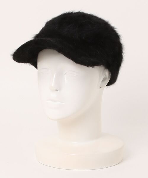 ammy.（エイミードット）の「【 ammy. / エイミードット 】 ヘアリー エコファー キャップ（キャップ・レディース・ホワイト/ブラック/グレイッシュベージュ・FREE）」の12枚目の写真