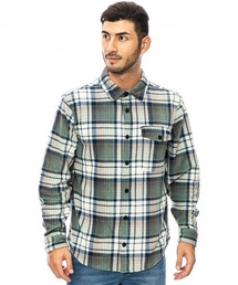 BILLABONG メンズ FURNACE FLANNEL 長袖シャツ 【2024年秋冬モデル】/ビラボン総柄フリース長袖シャツ