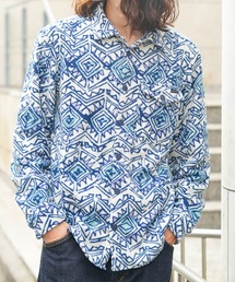 BILLABONG メンズ FURNACE FLANNEL 長袖シャツ 【2024年秋冬モデル】/ビラボン総柄フリース長袖シャツ