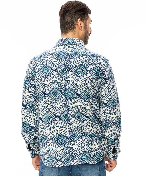 BILLABONG(ビラボン)の「BILLABONG メンズ FURNACE FLANNEL 長袖シャツ 【2024年秋冬モデル】/ビラボン総柄フリース長袖シャツ(シャツ/ブラウス・メンズ・グレー/ブラウン系その他/グリーン系その他・MEDIUM/LARGE/X-LARGE)」の5枚目の写真