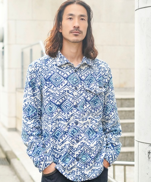 BILLABONG(ビラボン)の「BILLABONG メンズ FURNACE FLANNEL 長袖シャツ 【2024年秋冬モデル】/ビラボン総柄フリース長袖シャツ(シャツ/ブラウス・メンズ・グレー/ブラウン系その他/グリーン系その他・MEDIUM/LARGE/X-LARGE)」の17枚目の写真