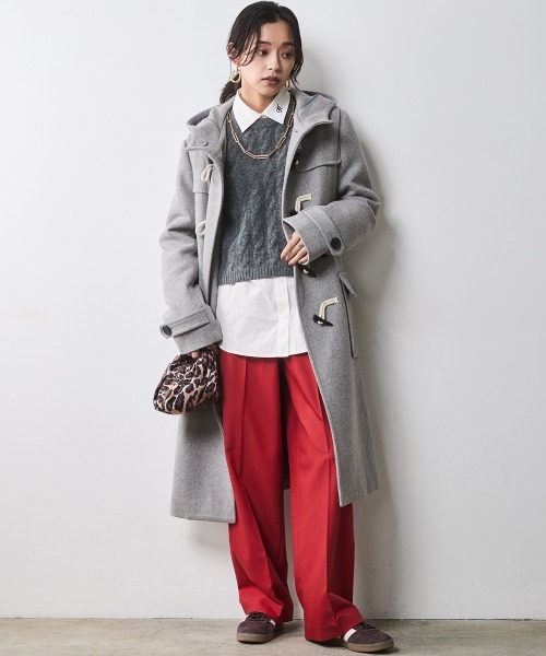 CHIC STYLE（シックスタイル）の「【販売終了】ケーブル編ショートニットプルオーバー ＜大きいサイズ有＞シックスタイル（ニット/セーター・レディース・ネイビー/グレー・M/L/LL/3L/4L/5L）」の8枚目の写真