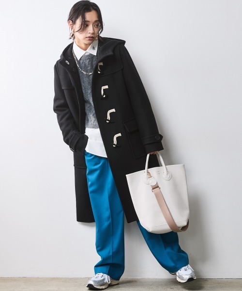 CHIC STYLE（シックスタイル）の「【販売終了】ケーブル編ショートニットプルオーバー ＜大きいサイズ有＞シックスタイル（ニット/セーター・レディース・ネイビー/グレー・M/L/LL/3L/4L/5L）」の9枚目の写真