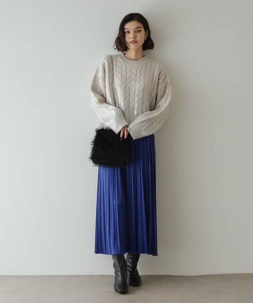 OPAQUE.CLIP（オペークドットクリップ）の「【2WAY】フリンジワンハンドルバッグ（ハンドバッグ・レディース・ピンク系/ブルー/ブラック・00）」の7枚目の写真