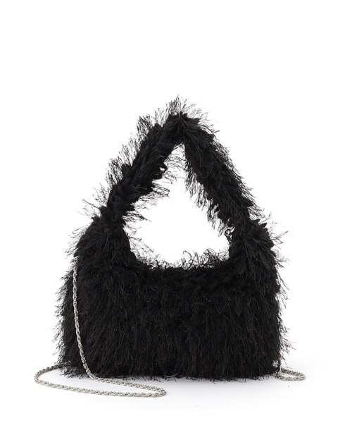 OPAQUE.CLIP（オペークドットクリップ）の「【2WAY】フリンジワンハンドルバッグ（ハンドバッグ・レディース・ピンク系/ブルー/ブラック・00）」の11枚目の写真