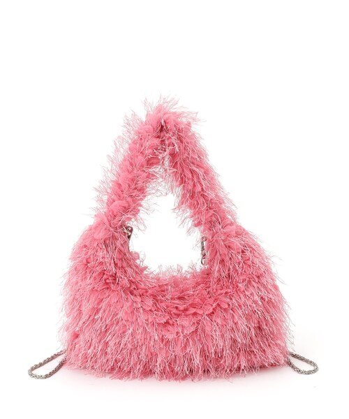 OPAQUE.CLIP（オペークドットクリップ）の「【2WAY】フリンジワンハンドルバッグ（ハンドバッグ・レディース・ピンク系/ブルー/ブラック・00）」の15枚目の写真