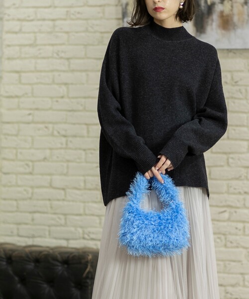 OPAQUE.CLIP（オペークドットクリップ）の「【2WAY】フリンジワンハンドルバッグ（ハンドバッグ・レディース・ピンク系/ブルー/ブラック・00）」の22枚目の写真