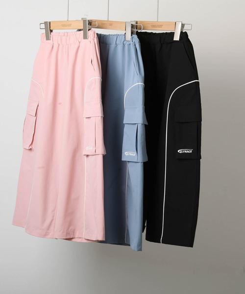 URBAN CHERRY(アーバンチェリー)の「【U.TRACK】サイドラインルーズカーゴパンツ(カーゴパンツ・キッズ・ブルー/ブラック/ピンク・150cm/140cm/130cm/120cm/110cm)」の13枚目の写真
