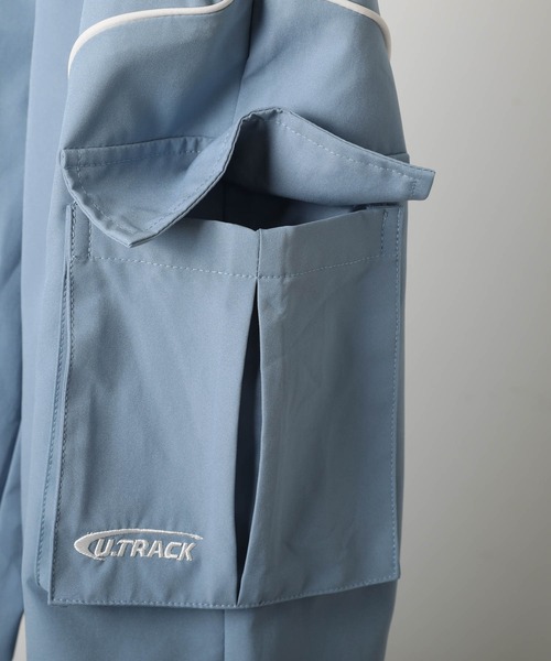 URBAN CHERRY(アーバンチェリー)の「【U.TRACK】サイドラインルーズカーゴパンツ(カーゴパンツ・キッズ・ブルー/ブラック/ピンク・150cm/140cm/130cm/120cm/110cm)」の11枚目の写真