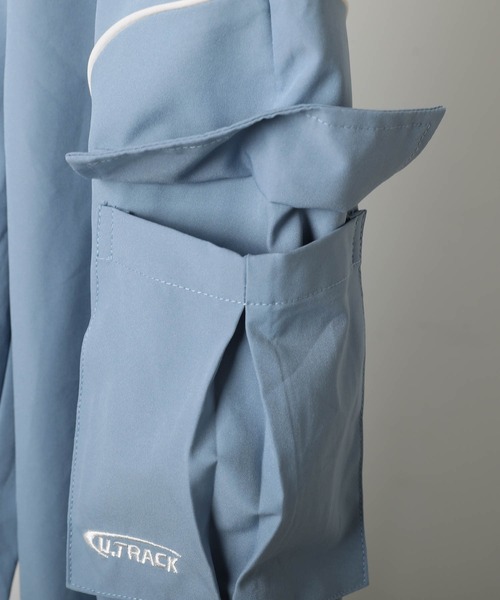 URBAN CHERRY(アーバンチェリー)の「【U.TRACK】サイドラインルーズカーゴパンツ(カーゴパンツ・キッズ・ブルー/ブラック/ピンク・150cm/140cm/130cm/120cm/110cm)」の12枚目の写真