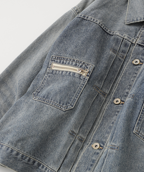 DAIRIKU ダイリク 18s/s フィッシング デニムジャケット F