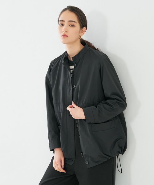 collex（コレックス）の「ギャザージップアップブルゾン（ブルゾン・レディース・ブラック/ダークベージュ・フリー）」の12枚目の写真