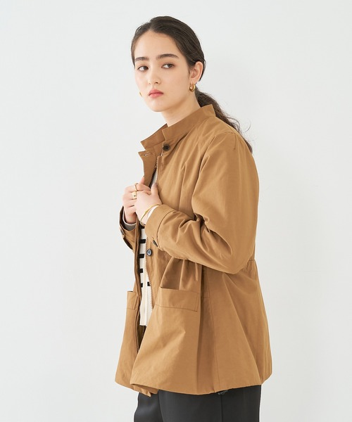 collex（コレックス）の「ギャザージップアップブルゾン