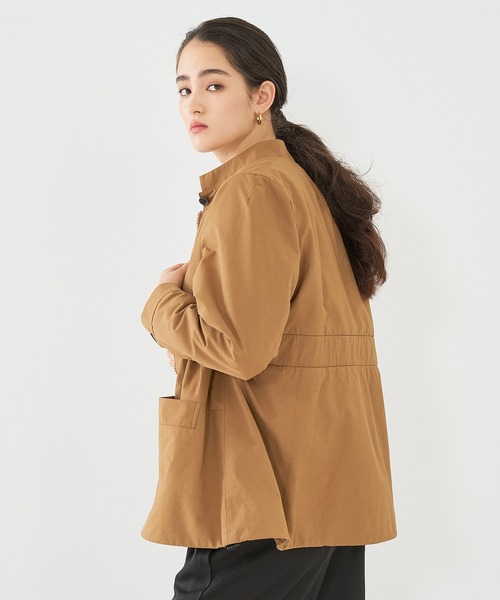 collex（コレックス）の「ギャザージップアップブルゾン
