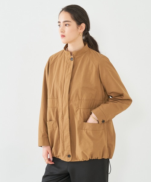 collex（コレックス）の「ギャザージップアップブルゾン（ブルゾン・レディース・ブラック/ダークベージュ・フリー）」の17枚目の写真