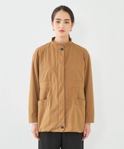 collex（コレックス）の「ギャザージップアップブルゾン（ブルゾン・レディース・ブラック/ダークベージュ・フリー）」の18枚目の写真