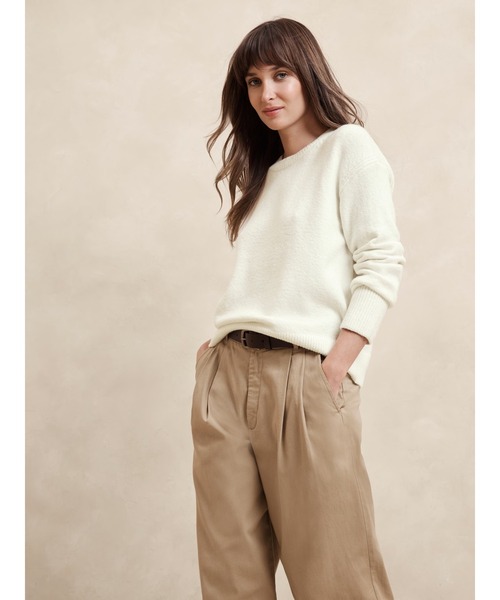 W)BANANA REPUBLIC FACTORY STORE ファジーモックネックセーター W)BANANA REPUBLIC FACTORY STORE ファジーモックネックセーター