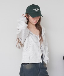 RAY CASSIN | 【着回し力抜群！】ニットフードダブルジップブルゾン(ニット/セーター)