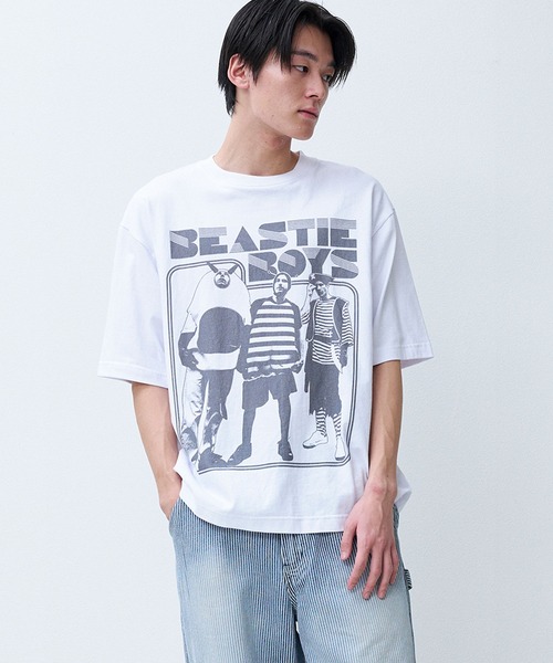 Johnbull（ジョンブル）の「BEASTIE BOYS Tシャツ（Triple Trouble）（Tシャツ/カットソー・メンズ・ホワイト・LARGE/SMALL/MEDIUM）」の2枚目の写真