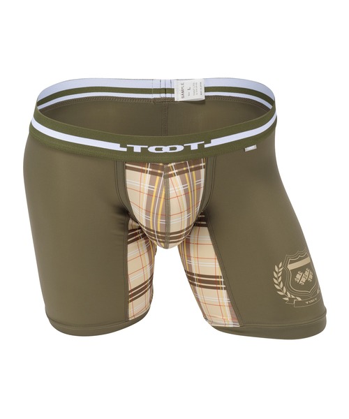 TOOT(トゥート)の「BOXER/Madras Plaid Long Boxer(ボクサーパンツ・メンズ・オリーブ/ネイビー・SMALL/MEDIUM/LARGE/X-LARGE)」の3枚目の写真