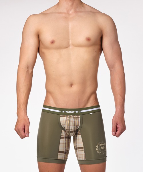 TOOT(トゥート)の「BOXER/Madras Plaid Long Boxer(ボクサーパンツ・メンズ・オリーブ/ネイビー・SMALL/MEDIUM/LARGE/X-LARGE)」の4枚目の写真