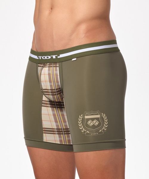 TOOT(トゥート)の「BOXER/Madras Plaid Long Boxer(ボクサーパンツ・メンズ・オリーブ/ネイビー・SMALL/MEDIUM/LARGE/X-LARGE)」の6枚目の写真