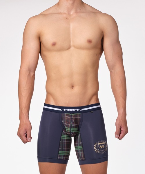 TOOT(トゥート)の「BOXER/Madras Plaid Long Boxer(ボクサーパンツ・メンズ・オリーブ/ネイビー・SMALL/MEDIUM/LARGE/X-LARGE)」の7枚目の写真