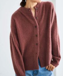 le.coeur blanc | チャイニーズラクーンモックネックカーディガン(カーディガン/ボレロ)