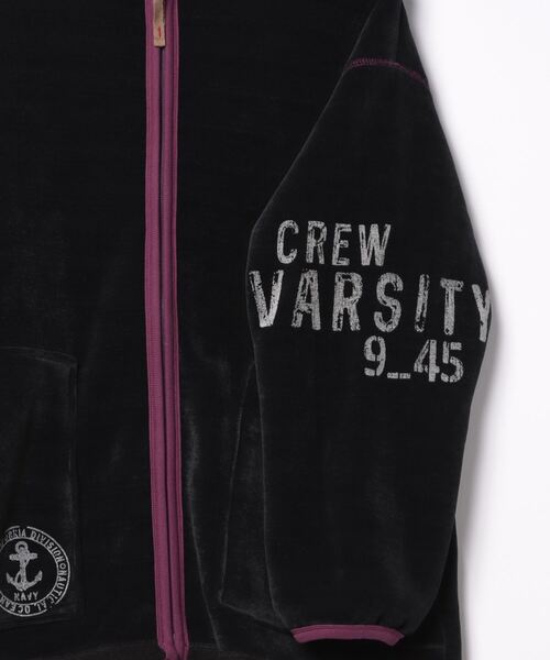 CUBE SUGAR(キューブシュガー)の「裏ボアベロアジップアップパーカージャケット(その他アウター・レディース・ナチュラル/マルチ/ブラック/グリーン・M)」の7枚目の写真