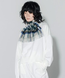 matti totti（マッティトッティ）の「【cumaco】カシミヤ 100% ミニマフラー リバーシブル チェック 柄 レディース カシミア カシミヤマフラー カシミアマフラー ユニセックス（マフラー）」