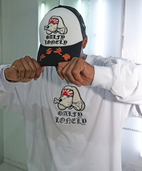 【セール】GALFY×LONELY論理 SICK YOLO TRUCKER CAP(キャップ)|GALFY(ガルフィー) 【セール】GALFY×LONELY論理 SICK YOLO TRUCKER CAP(キャップ)|GALFY(ガルフィー)