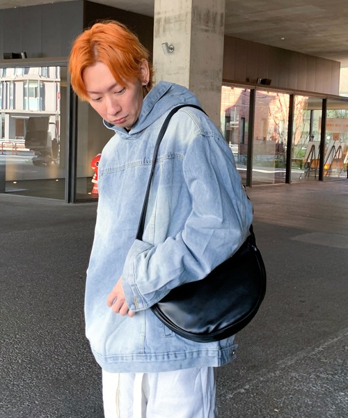 セール】切り替えデザインデニムアノラックパーカー（パーカー）｜link