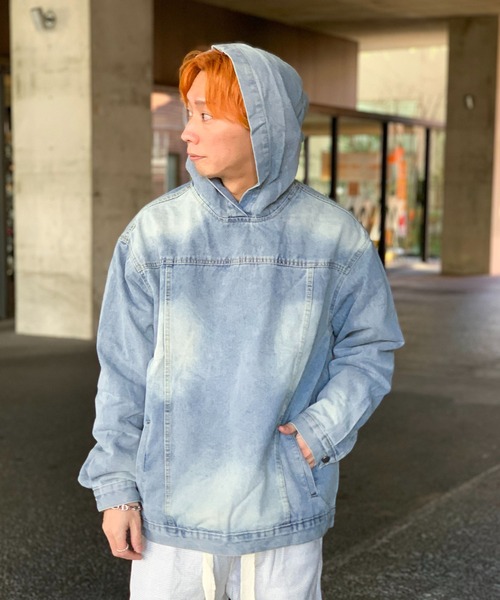 名作 00s GAP デニム アノラックパーカー XL ギャップ デニムパーカー 名作□90's OLD GAP ギャップ【XL】デニム アノラックパーカー
