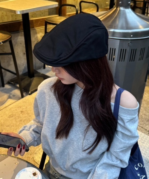 FOREVER 21（フォーエバー トゥエンティーワン）の「【2024FW】アソートハンチング（ハンチング/ベレー帽・レディース・レオパード/ブルー/ブラック・FREE）」の2枚目の写真