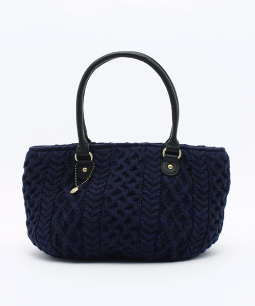 ikka（イッカ）の「ニットミニバッグ（トートバッグ・レディース・グレー/ネイビー/ブラウン・FREE）」の3枚目の写真