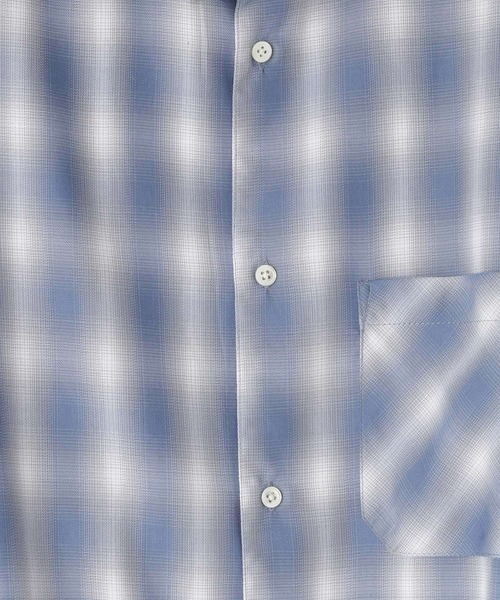 LOWRYS FARM(ローリーズファーム)の「オンブレチェックシャツLS 290884(シャツ/ブラウス・メンズ・アイボリー/ブルー・MEDIUM/LARGE)」の11枚目の写真