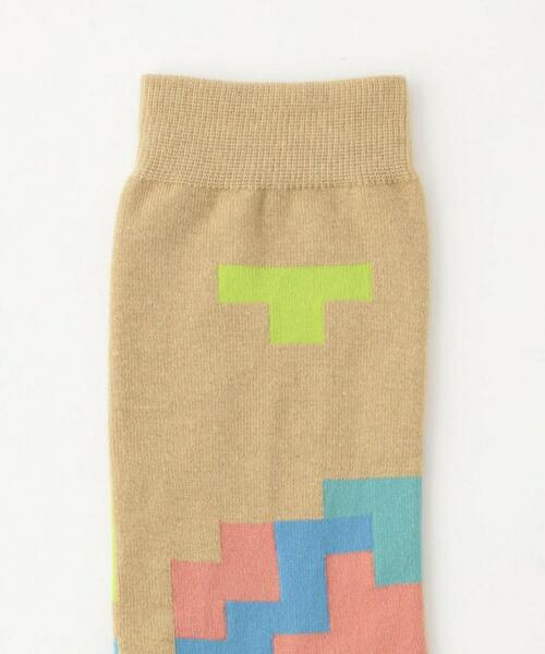 FRAPBOIS(フラボア)の「キューブソックス(ソックス/靴下・レディース・ブラック/ベージュ/ピンク・FREE)」の4枚目の写真