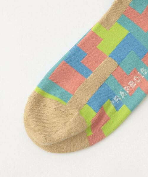 FRAPBOIS(フラボア)の「キューブソックス(ソックス/靴下・レディース・ブラック/ベージュ/ピンク・FREE)」の6枚目の写真