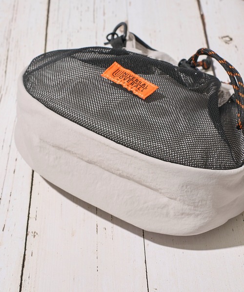 UNIVERSAL OVERALL(ユニバーサルオーバーオール)の「【UNIVERSAL OVERALL】FRONT MESH SHOULDER BAG / フロントメッシュショルダーバッグ(ショルダーバッグ・レディース・グレイッシュベージュ/ブラック/ブルー/オレンジ/モカ/ライトグレー・FREE)」の18枚目の写真