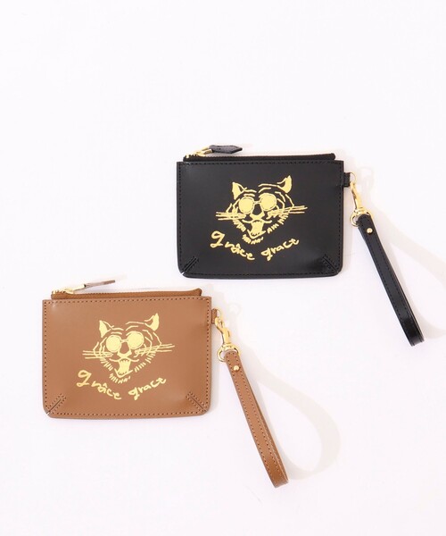 NOLLEY’S（ノーリーズ）の「【grace grace/グラスグラス】グラスケレザーチャームケース（コインケース・レディース・ブラック/キャメル・FREE）」の11枚目の写真